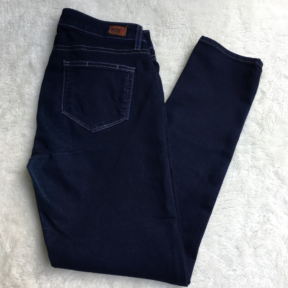 Paige Skyline Ankle Peg Jeans Size 28x29"